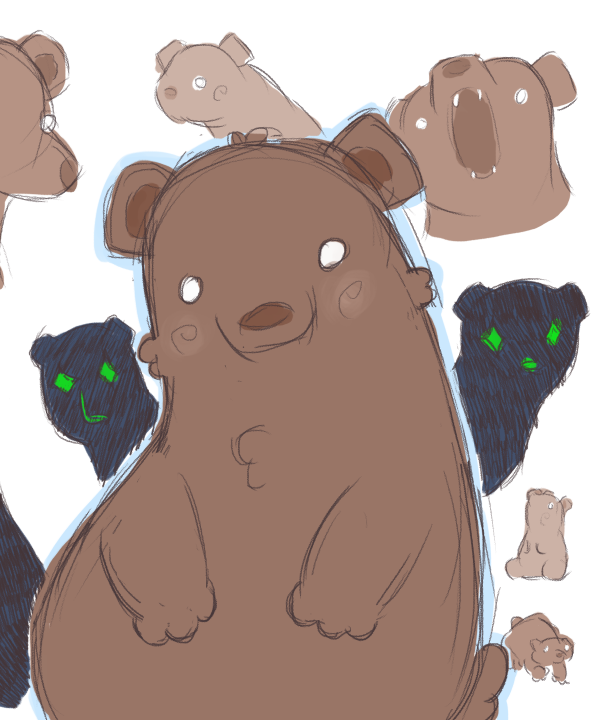 several bears